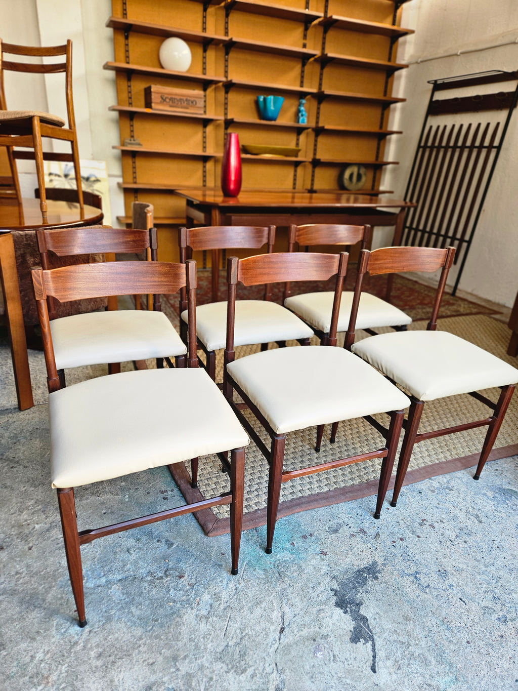 6 SEDIE SCANDINAVE ANNI 60