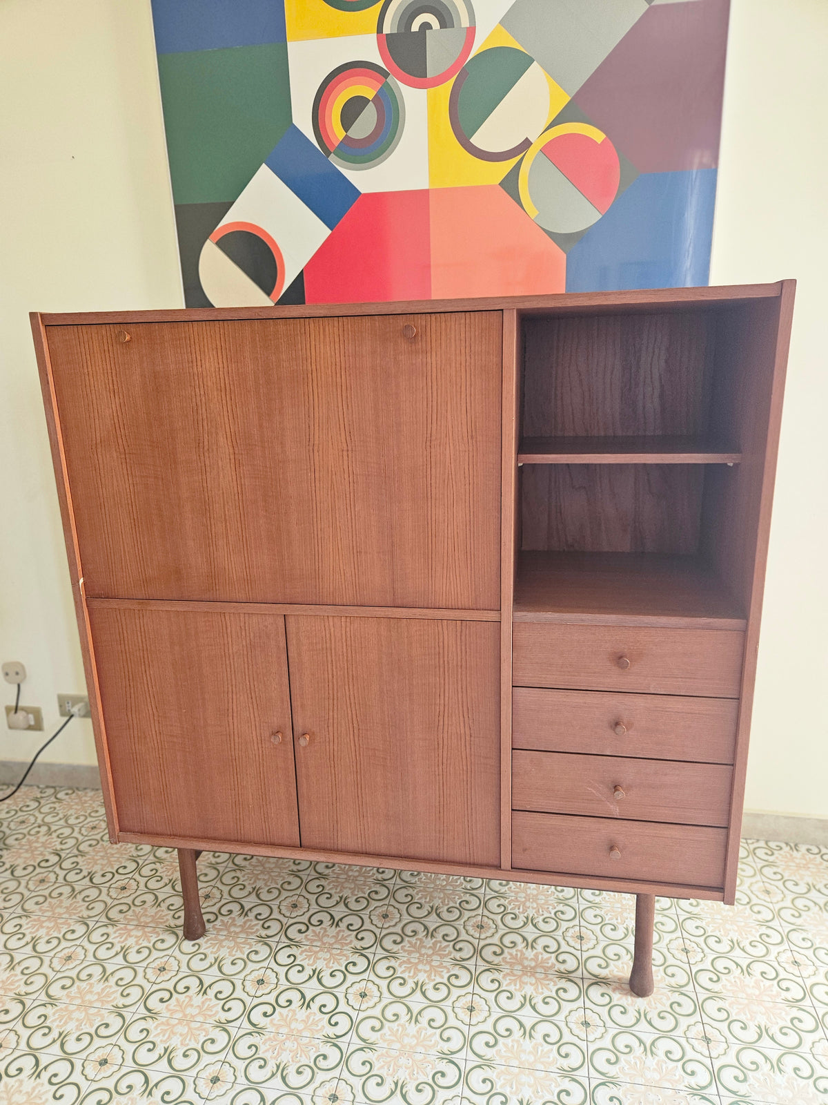 CREDENZA IN STILE SCANDINAVO ANNI 60