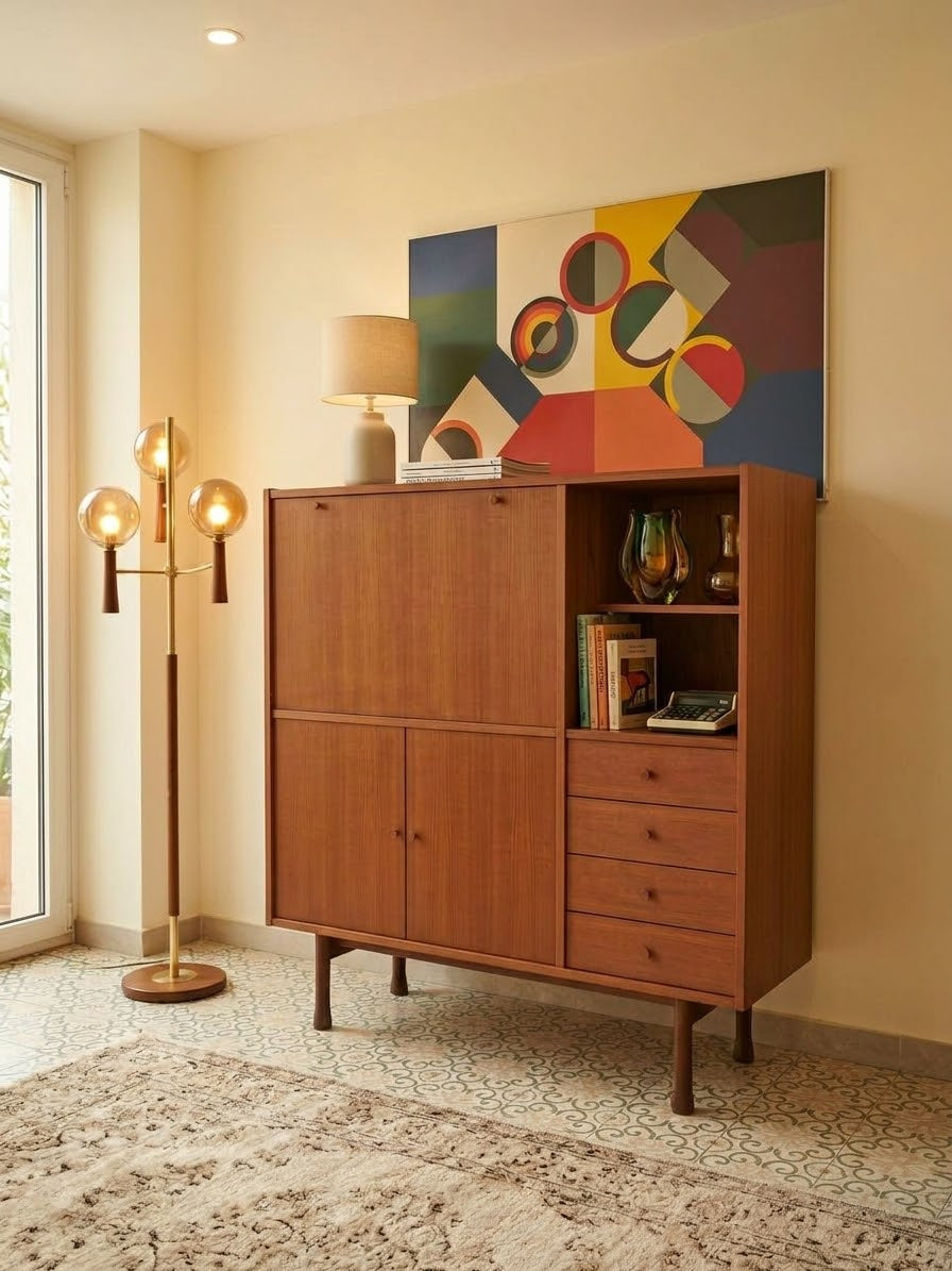 CREDENZA IN STILE SCANDINAVO ANNI 60