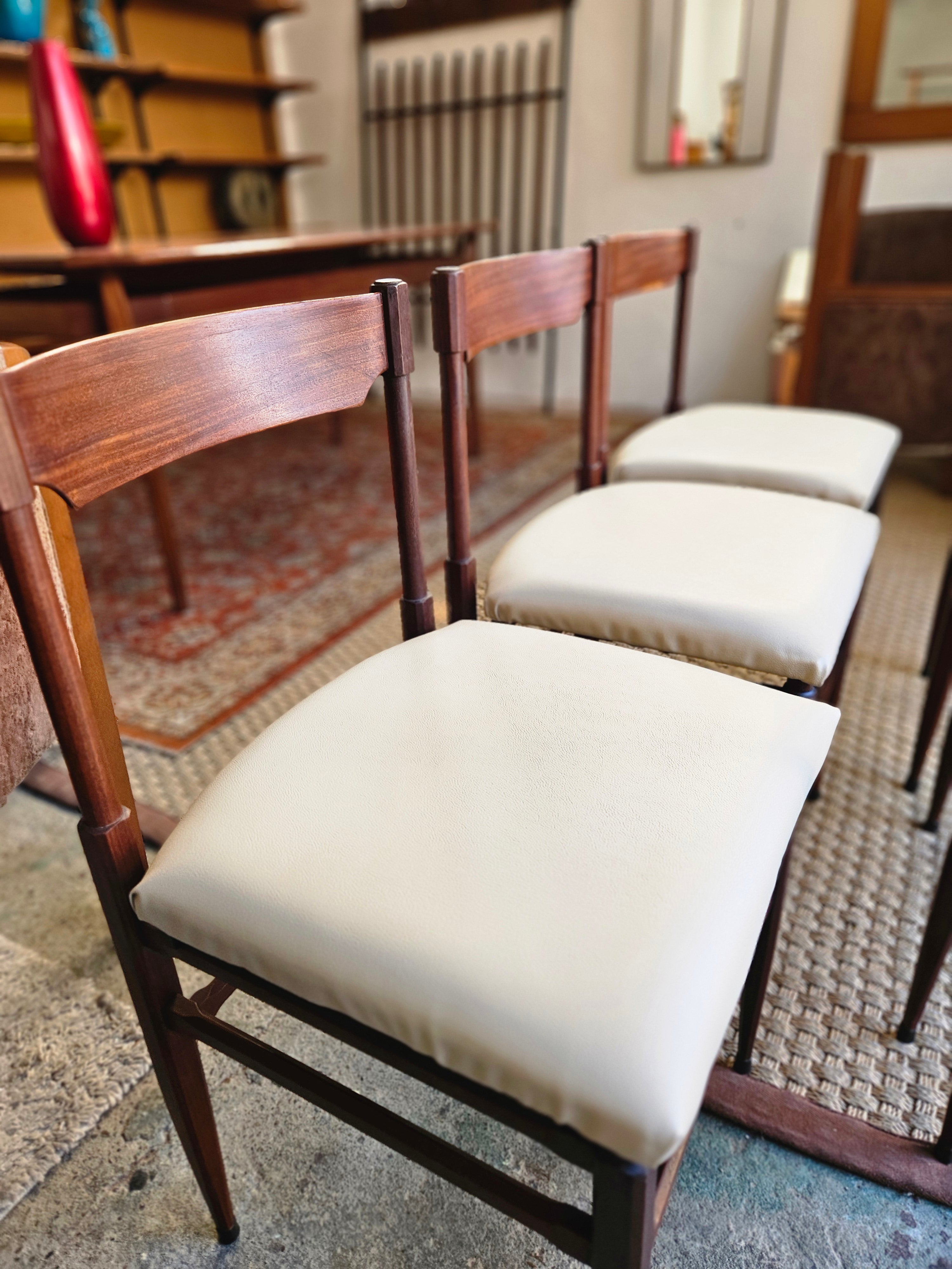 6 SEDIE SCANDINAVE ANNI 60