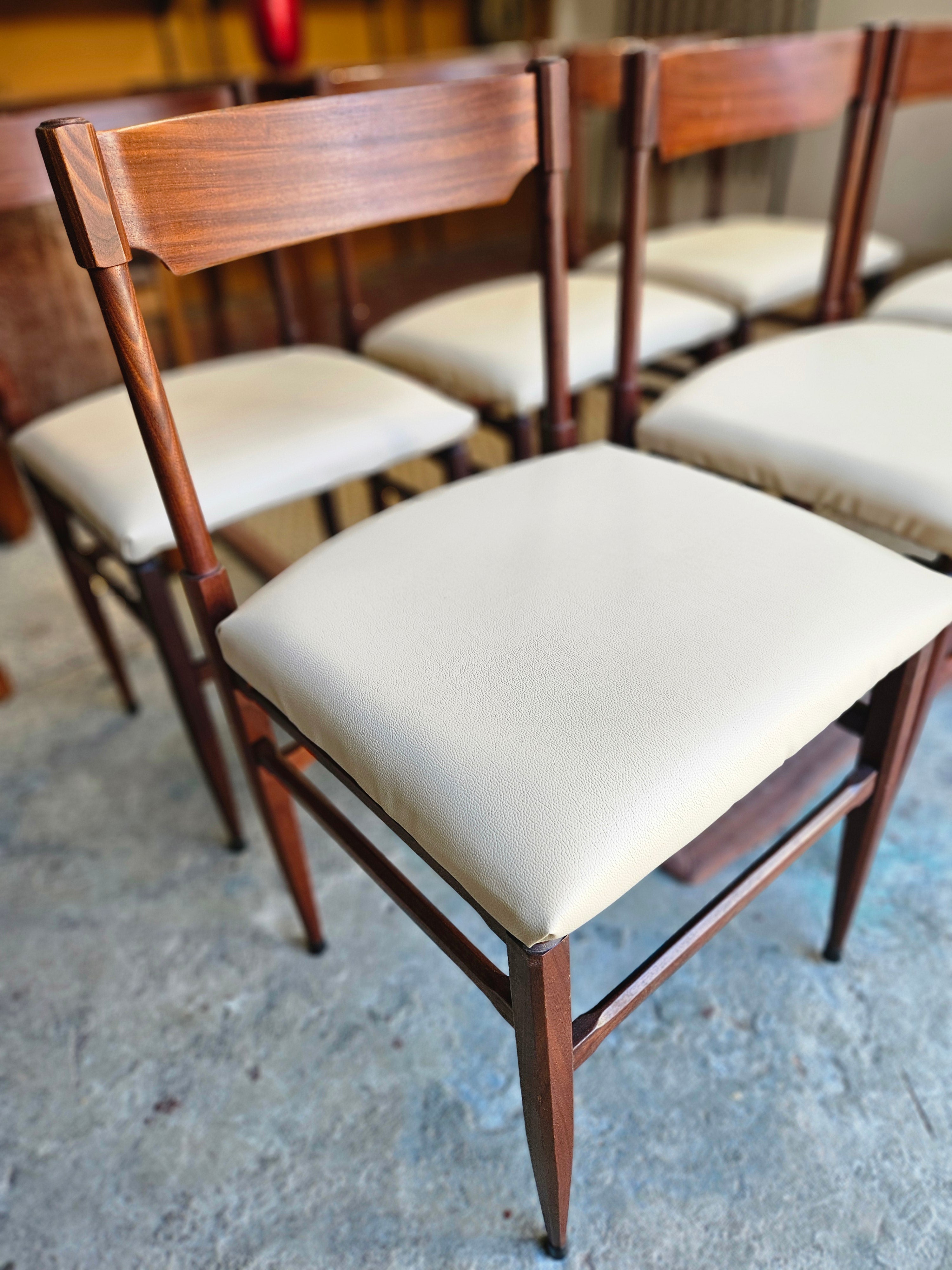 6 SEDIE SCANDINAVE ANNI 60
