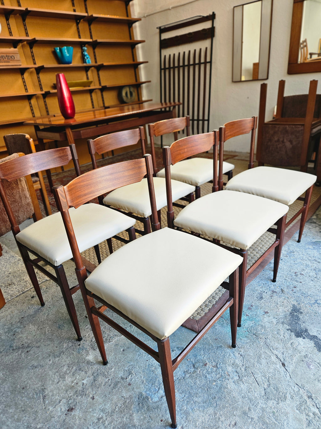 6 SEDIE SCANDINAVE ANNI 60