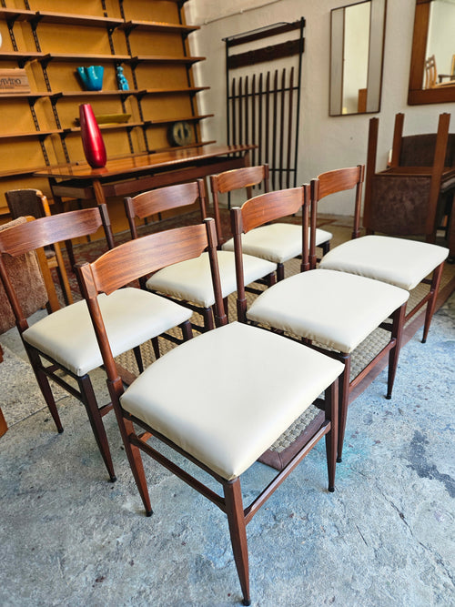 6 SEDIE SCANDINAVE ANNI 60