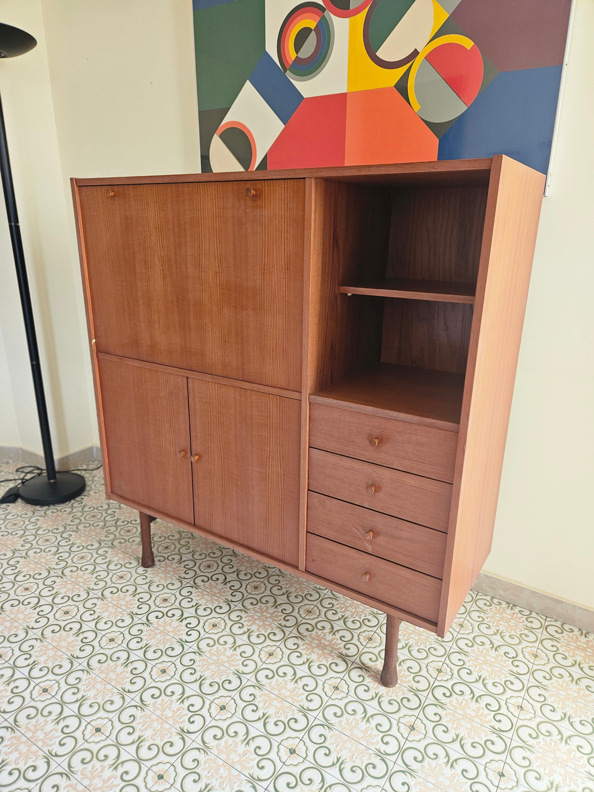 CREDENZA IN STILE SCANDINAVO ANNI 60