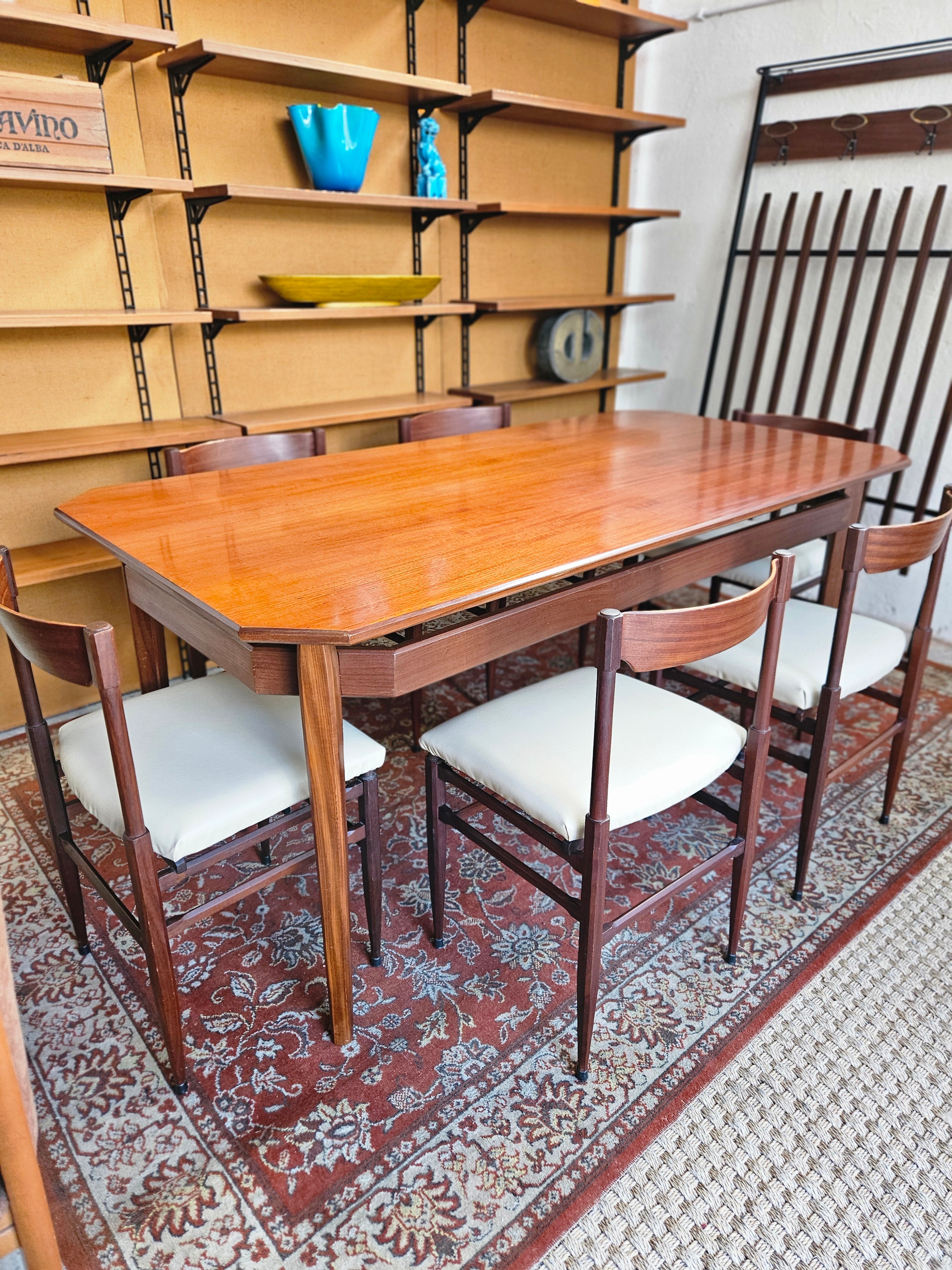 6 SEDIE SCANDINAVE ANNI 60