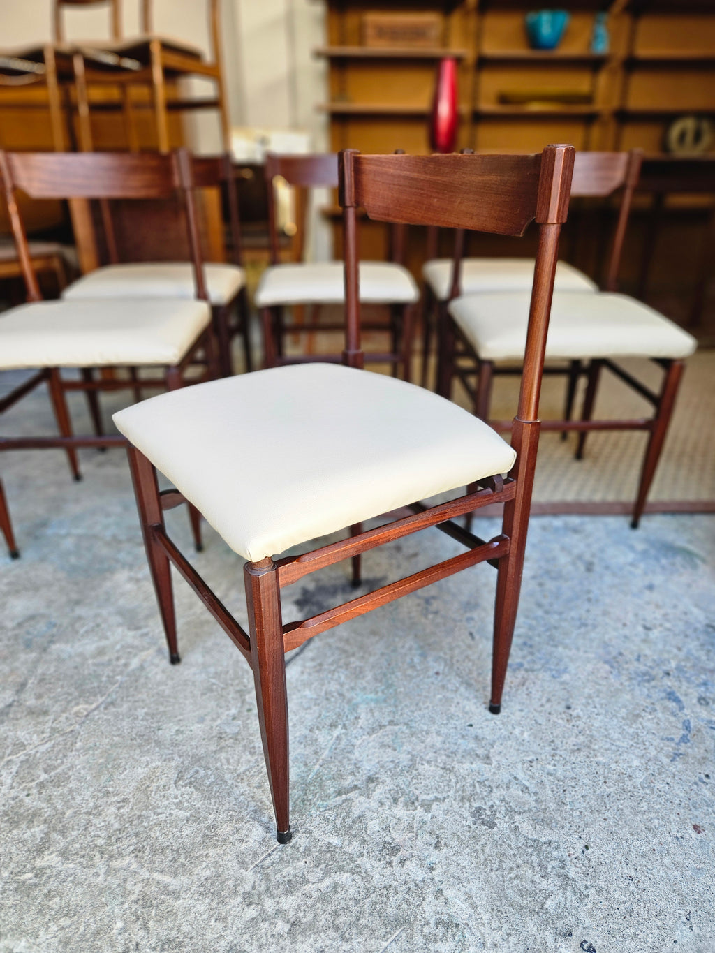 6 SEDIE SCANDINAVE ANNI 60